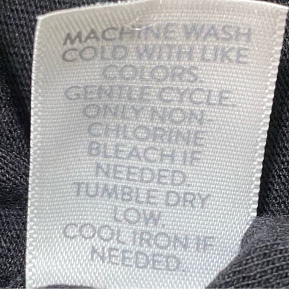 J Jill Black Smocked Peasant Boho Top Medium Cottagecore Blouse - Picture 6 of 7